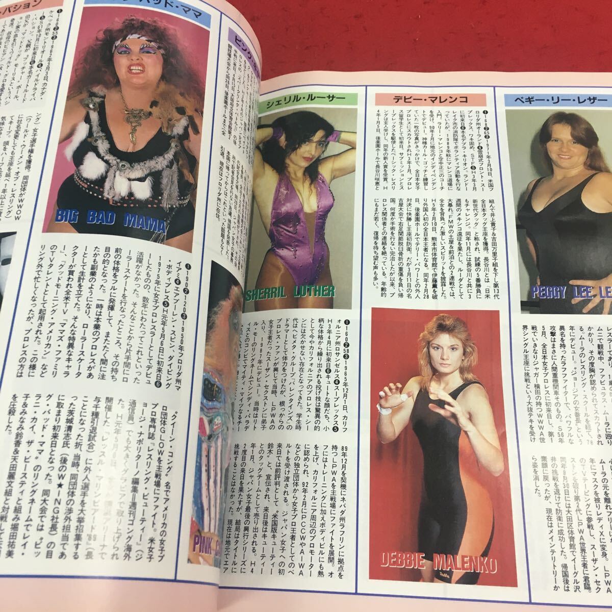 d-032※14 週刊ゴング特別編集 女子プロレス オールスター スーパーカタログ 週刊ゴング1997 2/19増刊 日本スポーツ出版社の画像6