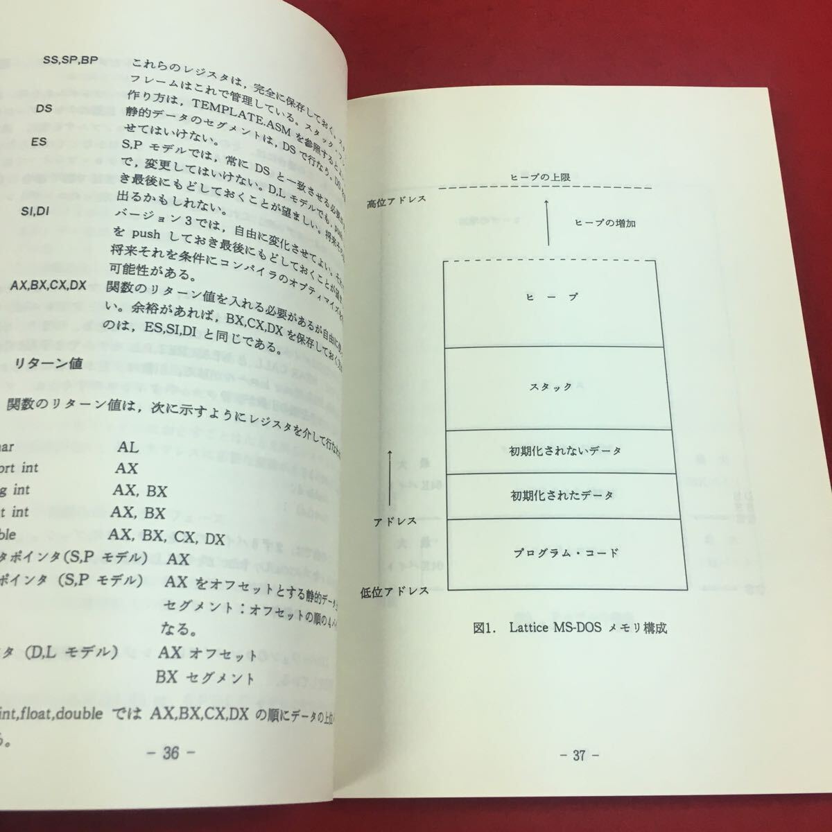 d-354*14 Lattice C navy blue pie la reference manual 1 corporation life boat personal computer CPU OS instructions 