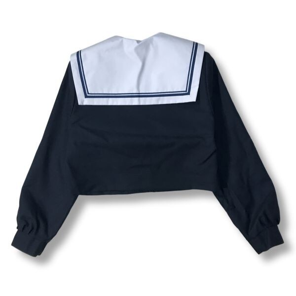 [ new goods unused goods ] sailor winter clothes on .* school uniform * front opening * white collar *2 sheets collar * navy 2 line * navy blue color * navy body *165*15 number (WH15G)