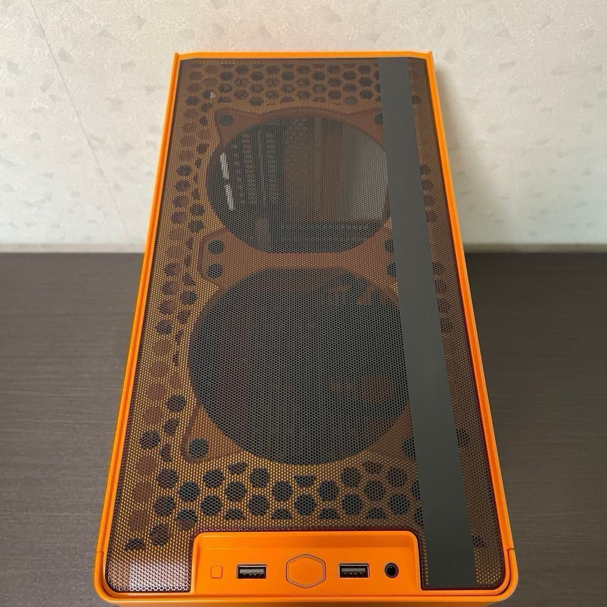 Cooler Master MasterBox NR200P Orange (オレンジ) Mini-ITX 強化ガラスパネル付属