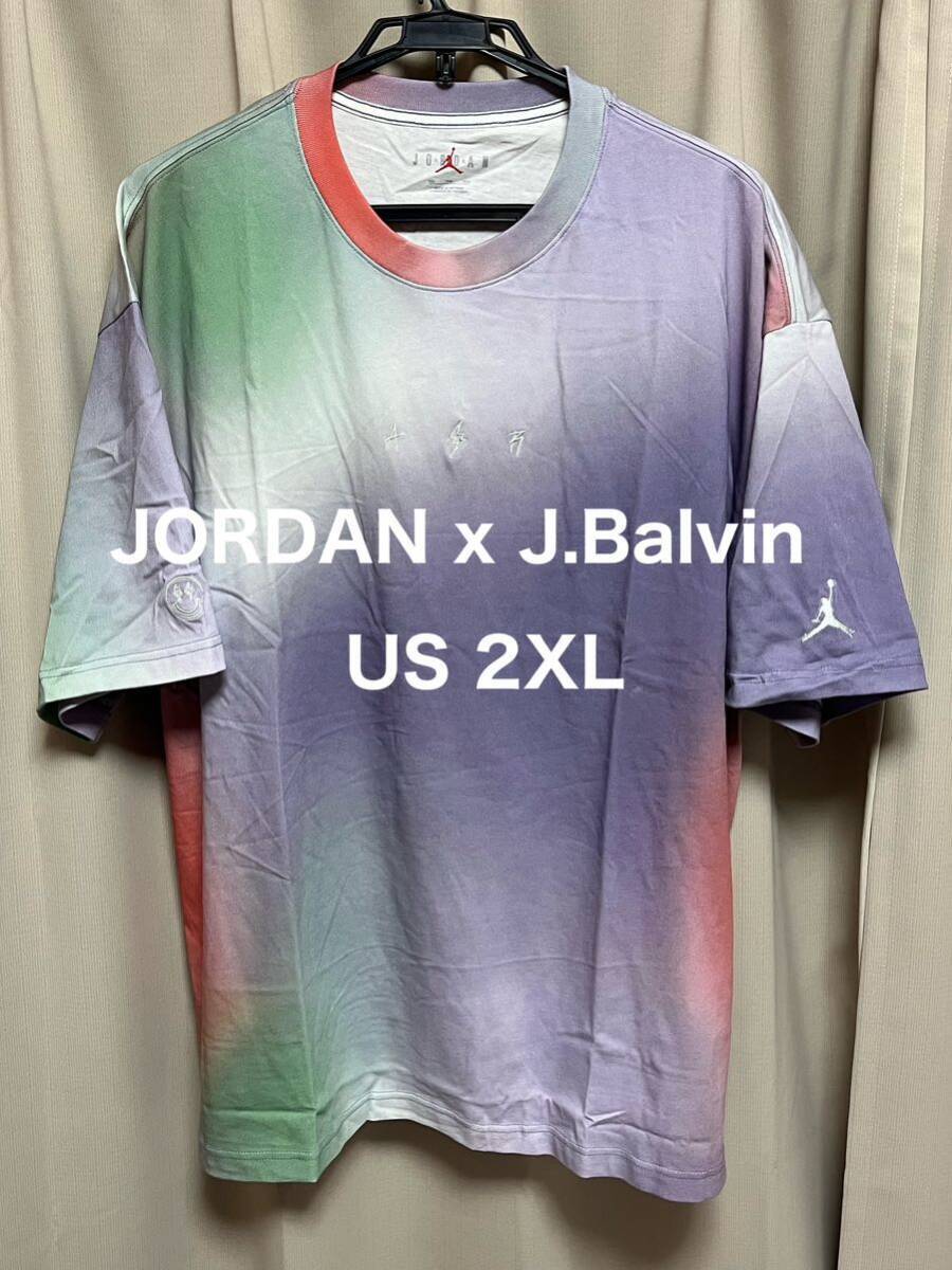 NIKE JORDAN J.BALVIN Tシャツ US 2XL ナイキ ジョーダン バルビン 3 バルヴィン 1 high og_画像1