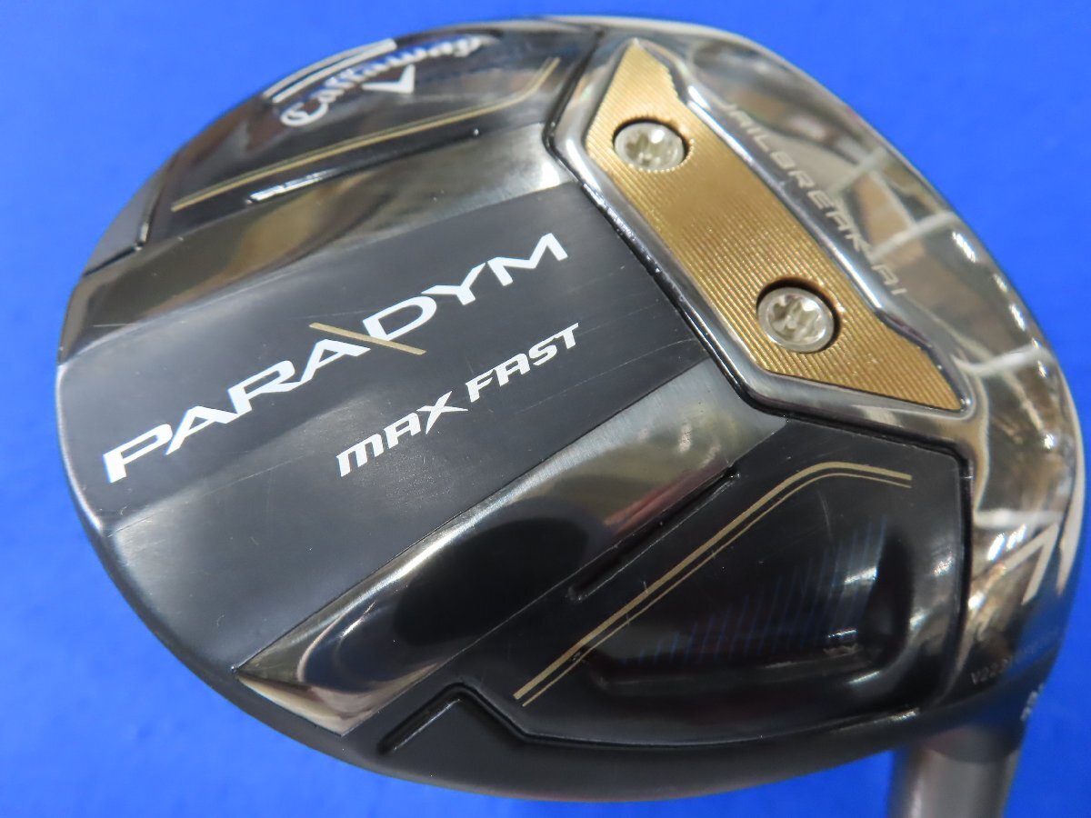 【中古】キャロウェイ 2023 パラダイム マックスファスト フェアウェイウッド　7W（22°）【SR】SPEEDER NX-40 for Callaway　★HCあり_画像1