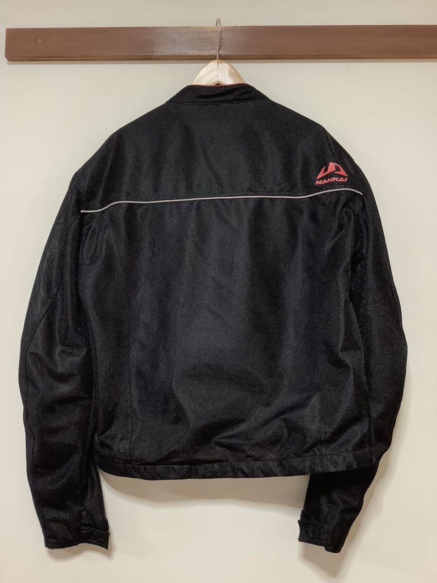 に1398 NANKAI ナンカイ 南海部品 フルメッシュライディングジャケット ライダースジャケット 4L ブラックの画像2