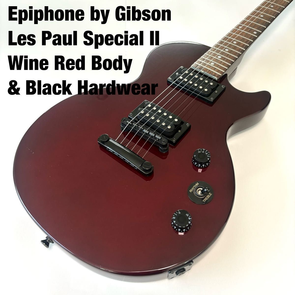 ★人気モデル/状態良好★Epiphone by Gibson レスポール　スペシャル　Special II ワインレッド　ギター