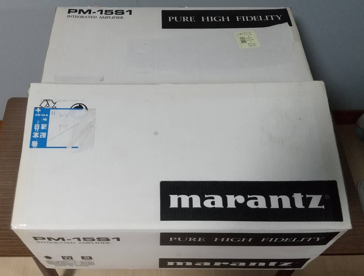 marantz Marantz PM-15S1 основной предусилитель дистанционный пульт оригинальная коробка есть рабочий товар прекрасный товар 