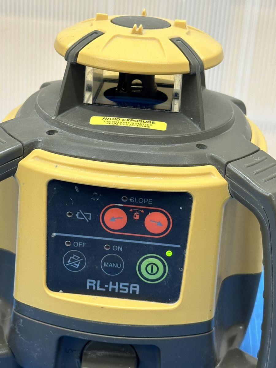 ●TOPCON トプコン ローテーティングレーザー RL-H5A スタンダート受光器 LS-80L 工具 光学 測定器 簡易動作のみ確認 中古保管品●の画像2