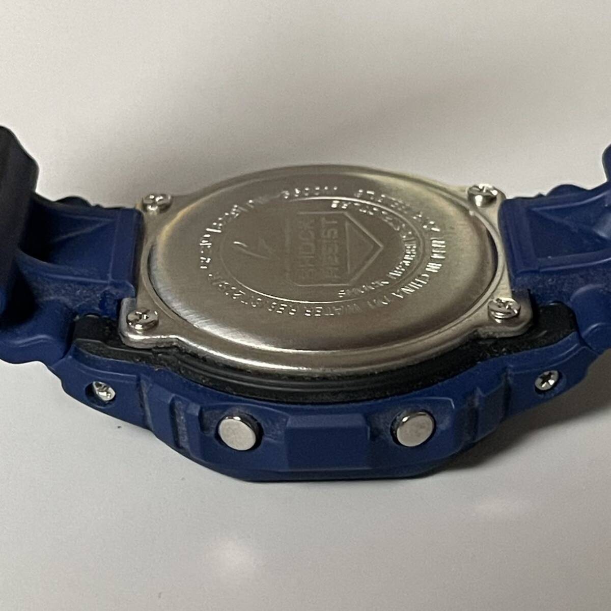 CASIO G-SHOCK カシオ Gショック DW-5600M-2JF ネイビーブルー 中古品 箱付き デジタル 腕時計 の画像7