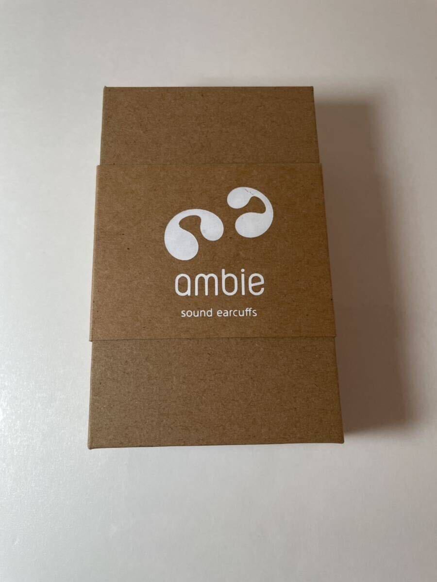 左側聞こえないためジャンク扱い ambie sound earcuffs （アンビー サウンド イヤカフ） 完全ワイヤレスモデル AM TW01 ホワイトの画像1