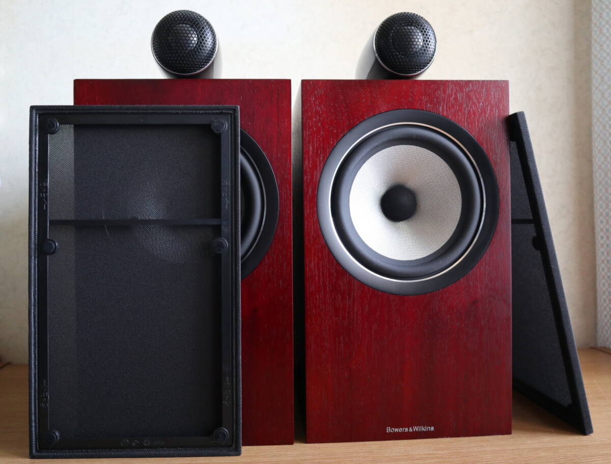 B&W Bowers & Wilkins ブックシェルフスピーカー 705 S2 ローズナット（ペア）_画像8