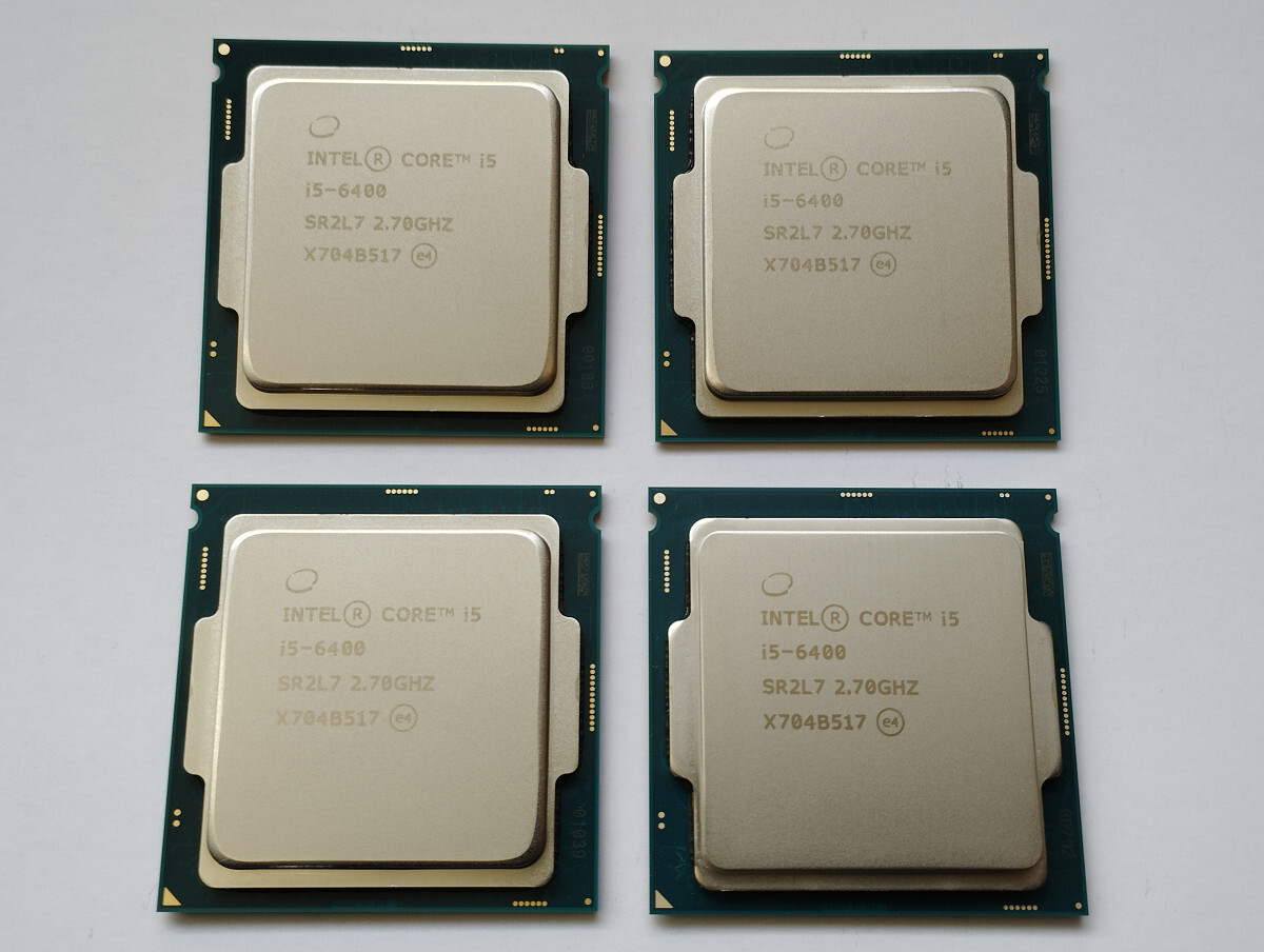 4個セット!! Intel Core i5-6400 SR2L7 2.70GHzの画像1