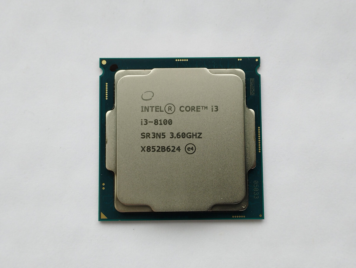 Intel Core i3-8100 SR3N5 3.60GHz_画像1
