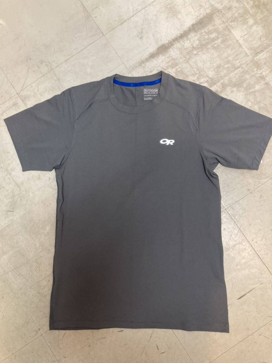 アウトドアリサーチ OUTDOOR RESEARCH 半袖Tシャツ ハイテクTシャツ グレー Sサイズ 新品未使用品の画像1