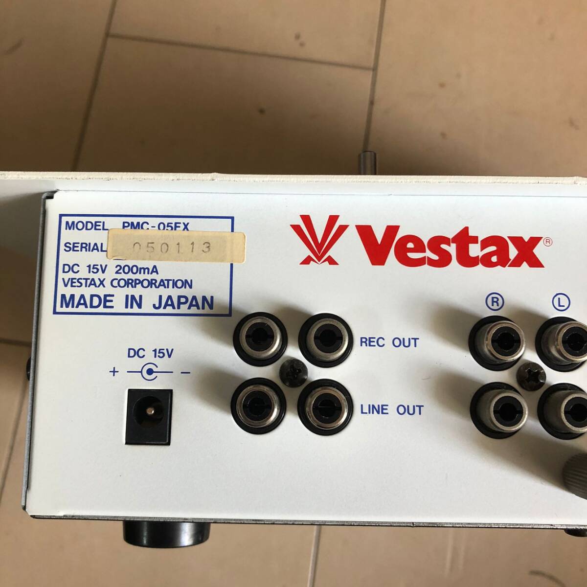 Vestax PMC-05FX DJミキサー 通電OK 現状品