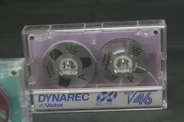 当時物 オープンリール型リールカセットテープ Victor DYNAREC Root46 三色まとめて　　　　　　　　　検索→SONY WALKMAN ウォークマン