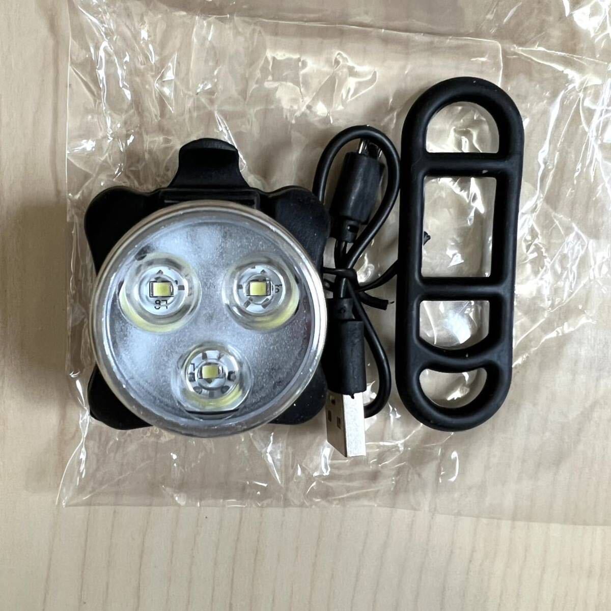 自転車ライト USB充電 充電式 最強 防水 LED ヘッドライト 白色灯 安全 事故防止