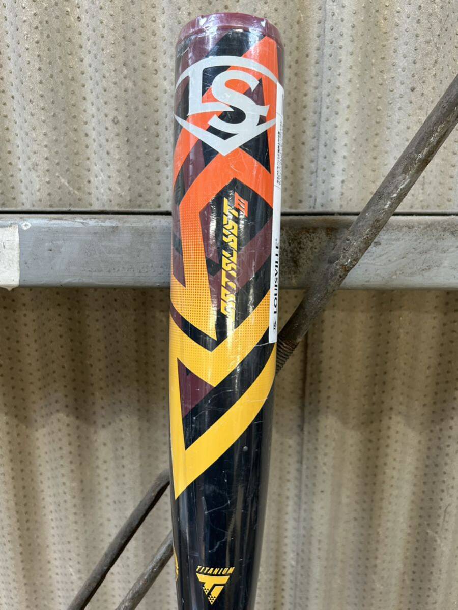 【た-4-103】100 定価¥37.400- 未使用 LOUISVILLE SLUGGER カタリストⅢ TI ボーイズリーグ小学部 コンポジット 82cm 740g 同封不可の画像6