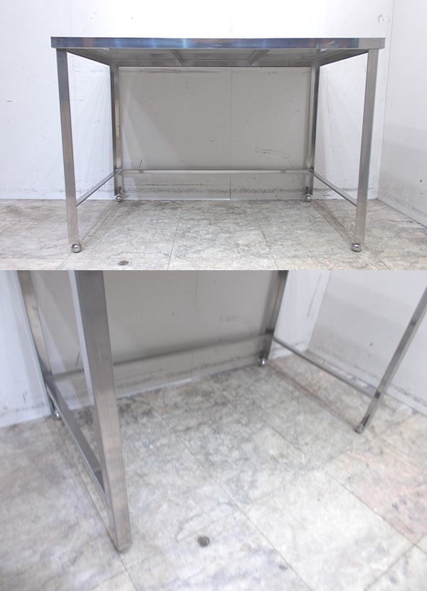 ステンレス 三方枠作業台 1200×750×830 業務用 中古厨房 /24C2715Z ステンレス 三方枠作業台 1200×750×830 業務用 中古厨房 /24C2715Z