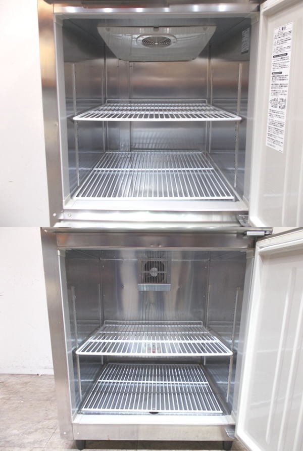 ホシザキ 縦型2ドア冷凍冷蔵庫 HRF-75A 750×800×1910 中古厨房 /24D1301Z_画像3