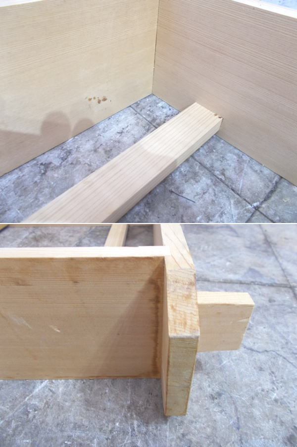 seiro.3 piece set 590×590×120 wooden angle seiro used kitchen /24C2903