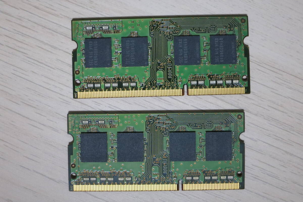 SAMSUNG DDR3 PC3L-12800 8GB (4GB×2枚セット) _画像2