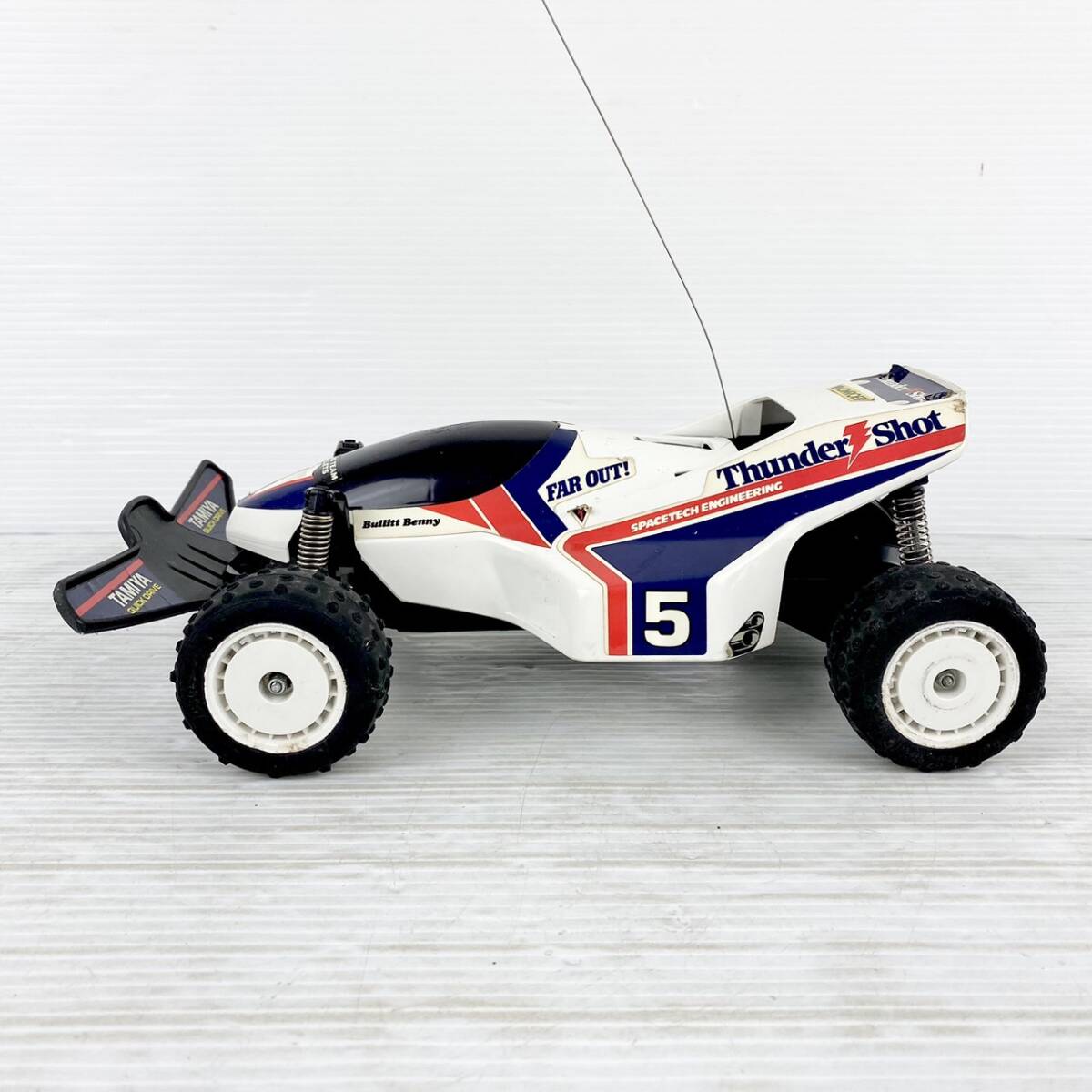 《現状品》TAMIYA/タミヤ/Thunder Shot/サンダーショットQD/【1/14】/クイックドライブRCカー/ラジコン/EK06D12RC003_画像4