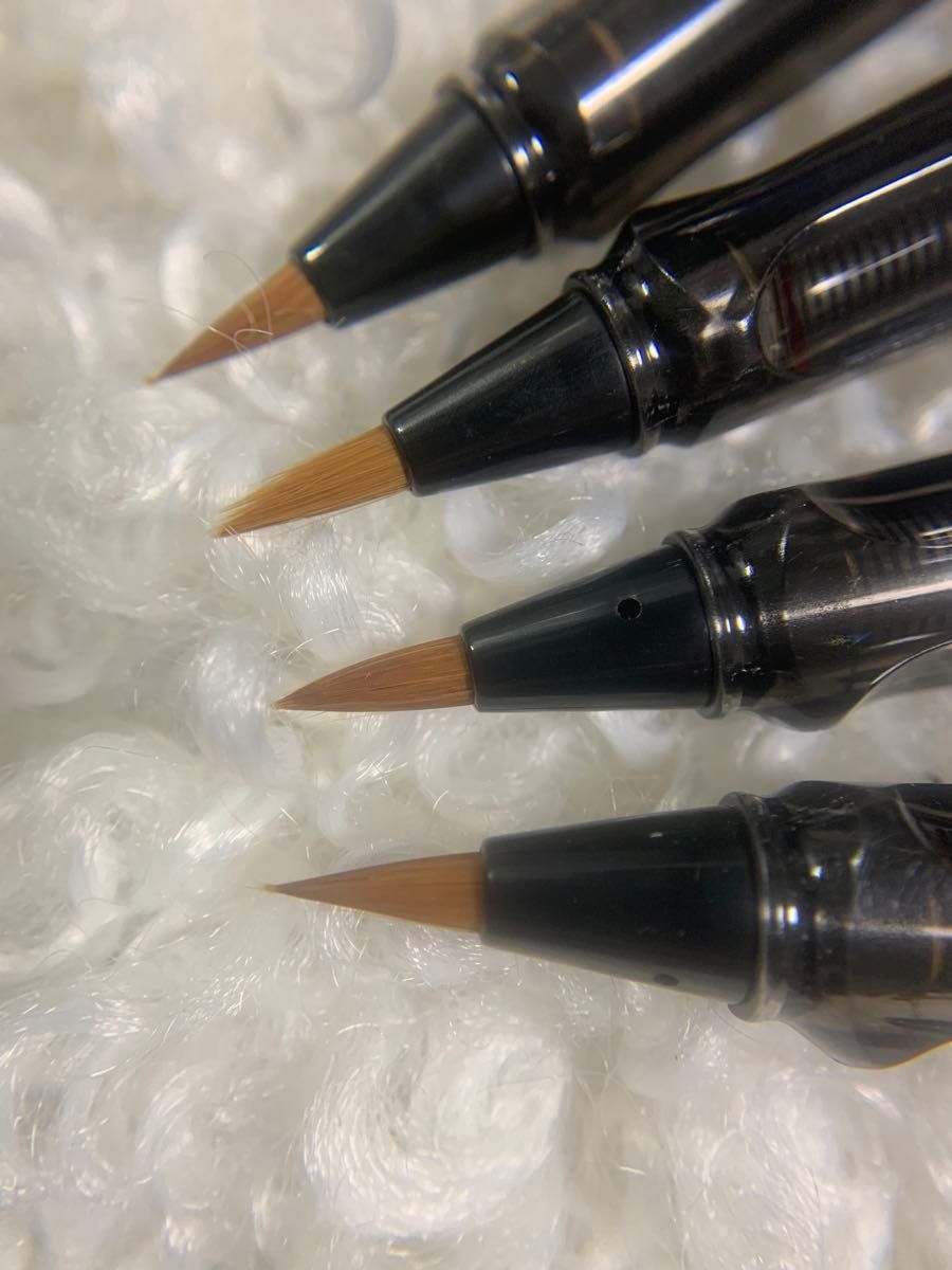 4本セット　万年筆型筆ペン カートリッジ・コンバーター両用式
