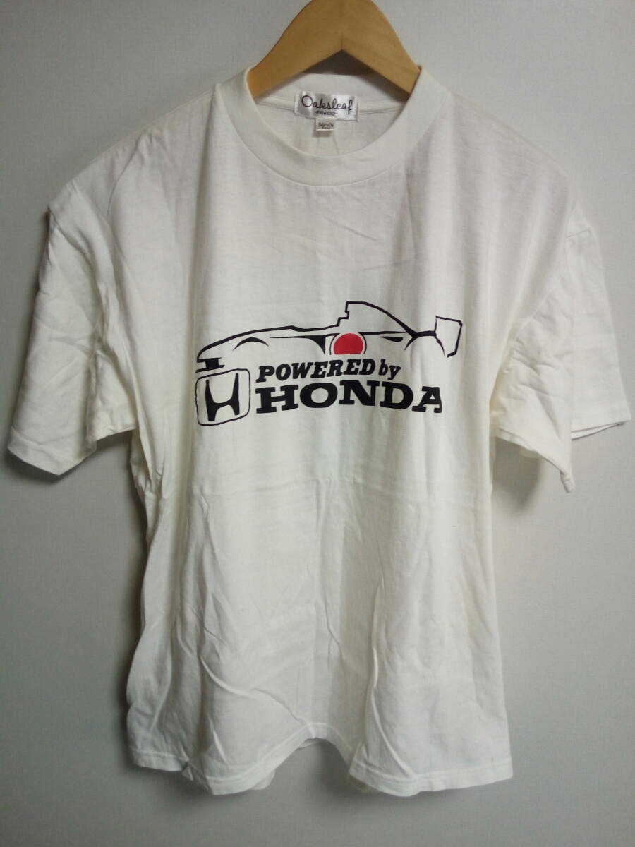 防水対策発送☆HONDA☆ホンダ☆Tシャツ☆メンズ☆フリーサイズ☆オンワード樫山☆綿100%☆ホワイト☆白☆コレクターズ☆_画像1