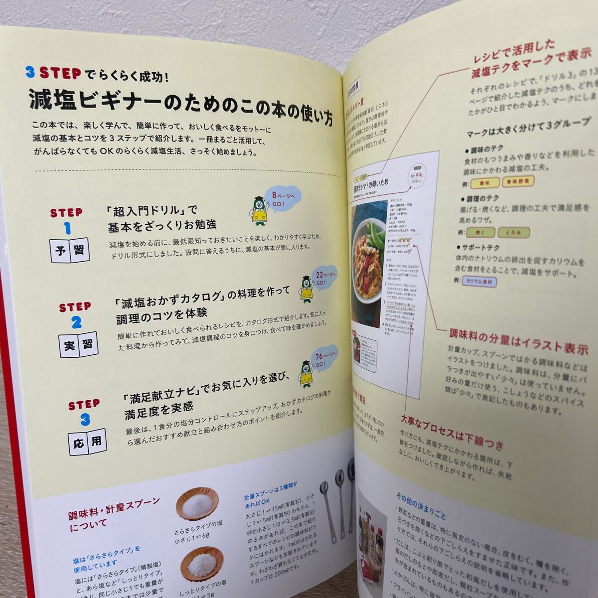 【訳あり　状態難】　ムズかしいこと抜き！　減塩ドリル　大事なことだけをシンプル解説 （主婦の友生活シリーズ） 検見崎聡美／〔著〕_画像6