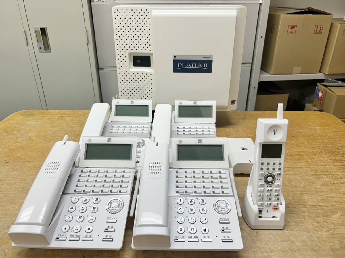 サクサ PT1000Ⅱstd 主装置、電話機5台セット 管理NO21の画像1