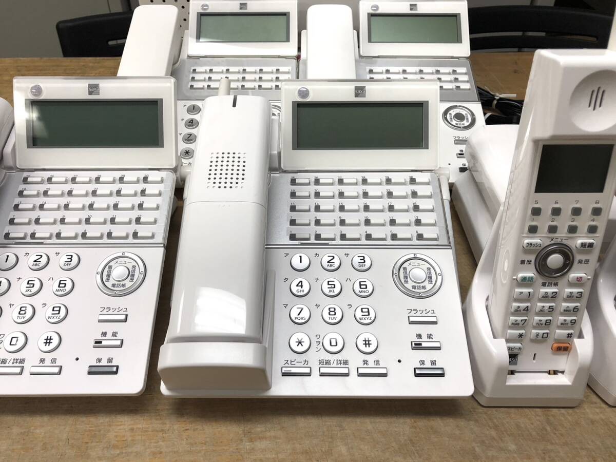 サクサ　PT1000Ⅱstd　主装置、電話機6台セット 管理NO22_画像2