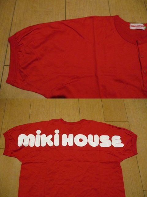 ミキハウス mikiHouse メンズ Tシャツ 赤 Lサイズの画像4