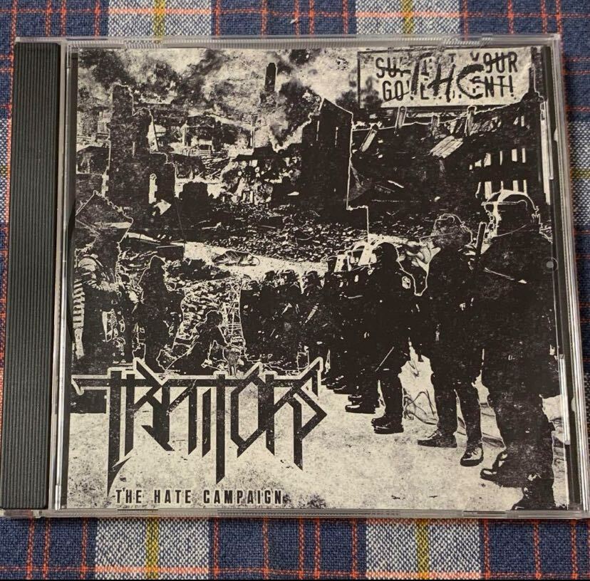 TRAITORS / THE HATE CAMPAIGN セルフリリース盤 デスコア deathcore メタルコア metalcore デスメタル deathmetal 廃盤 レア 稀少品種_画像1