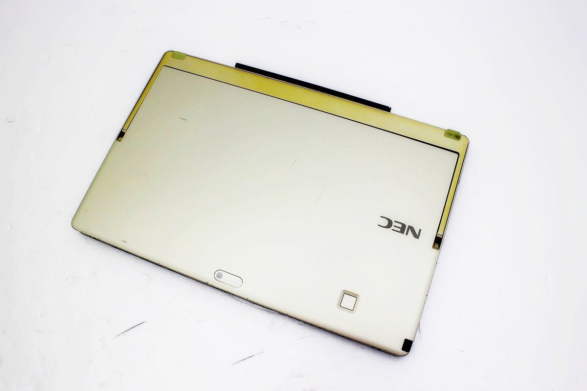 【JUNK】 1円スタート NEC PC-VKT12SGG3 Windows 10 Pro 64bit OS起動確認のみ タブレットPC ACアダプタ スタイラスペン付属【tkj-02378】の画像2