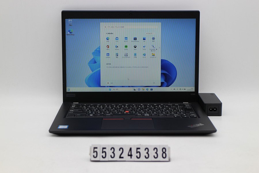 【ジャンク品】Lenovo ThinkPad X390 Core i5 8265U 1.6GHz/8GB/256GB(SSD)/13.3W/FWXGA(1366x768)/Win11 液晶表示不良 【553245338】_画像1