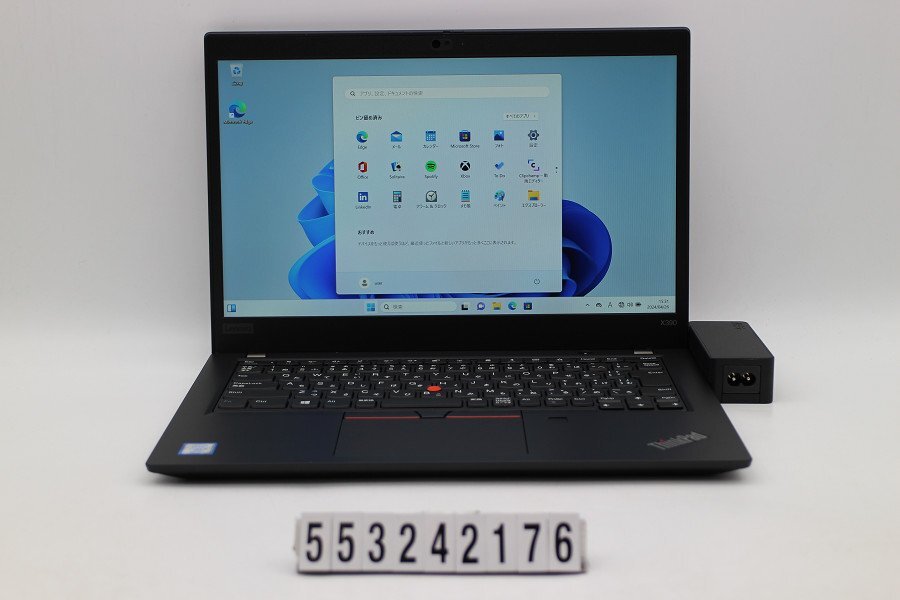 Lenovo ThinkPad X390 Core i5 8365U 1.6GHz/8GB/256GB(SSD)/13.3W/FHD(1920x1080)/Win11 USB不良 【553242176】_画像1