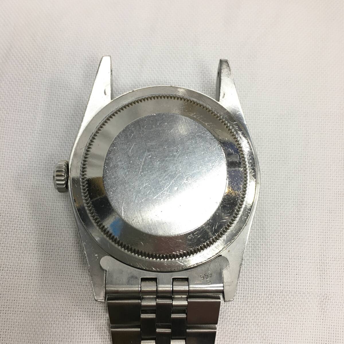 【動作品】ROLEX ロレックス DATEJUST デイトジャスト Ref:16234 10Pダイヤ 自動巻き 腕時計 メンズ シルバー文字盤 の画像4