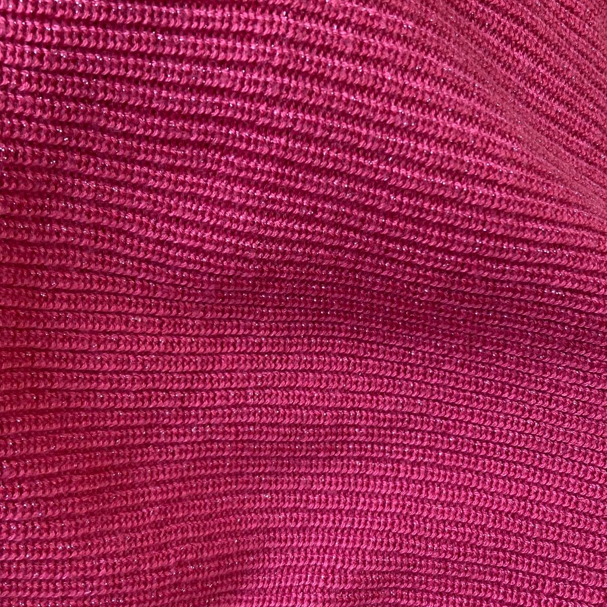 美品 クードシャンス トップス 春 ニット ピンク ラメ 手洗可 プルオーバー ローズ色