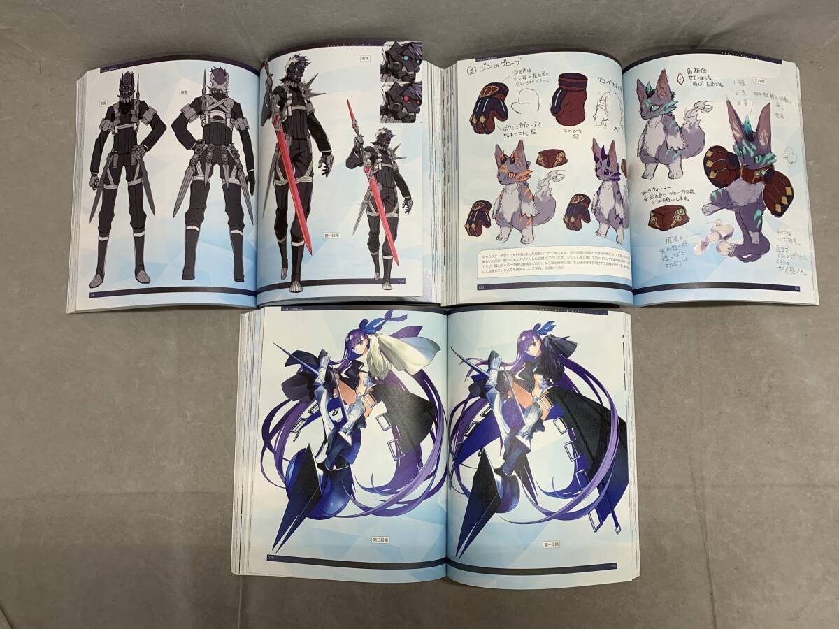 4＃C/4318 Fate Grand Order material Ⅴ/Ⅶ/Ⅷ 設定資料集 3冊セット 現状/未確認 80サイズの画像3