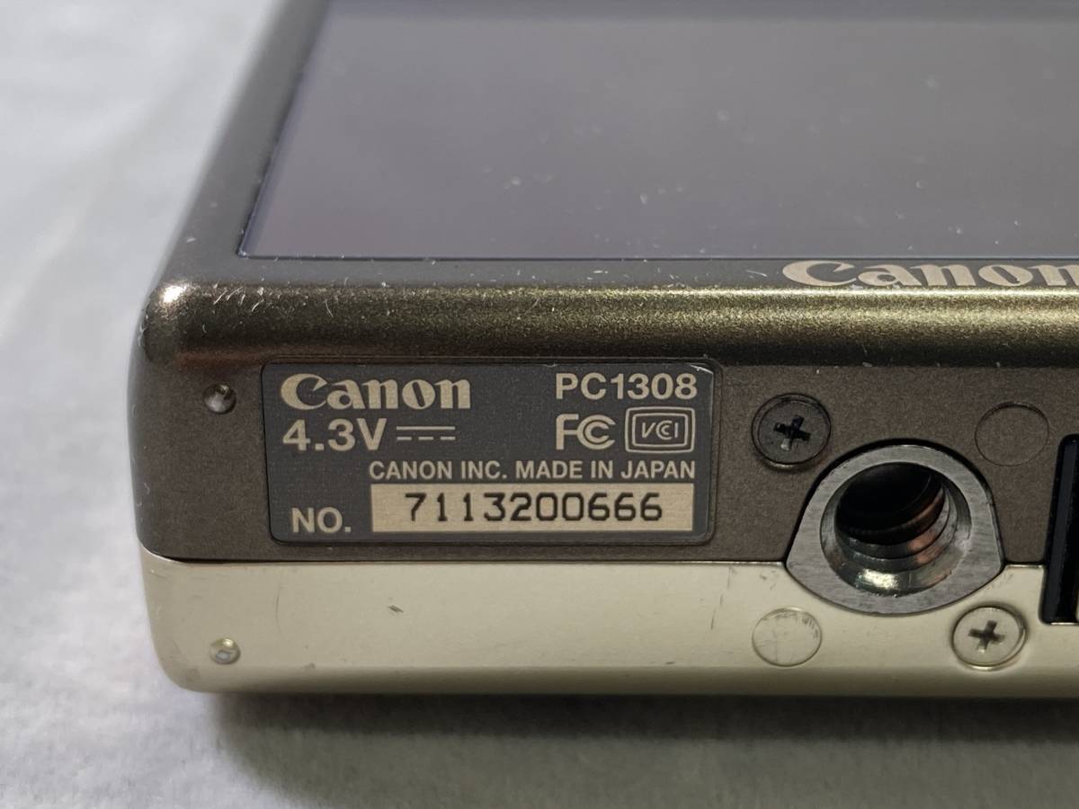 3＃K/3685 キャノン Canon イクシ IXY DIGITAL 920IS PC1308 コンパクト デジタルカメラ ゴールド 現状/未確認 60サイズの画像8