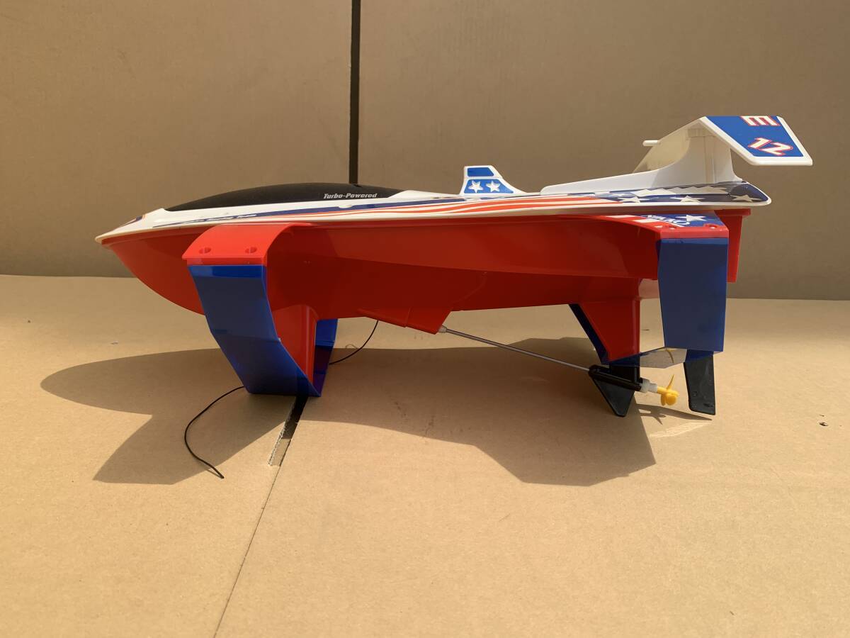 4#W/4678 NIKKO Nikko 1/30 подводный крыло судно HYDROFOIL CRAFT радиоконтроллер лодка амортизаторы wave текущее состояние / не проверка 140 размер 