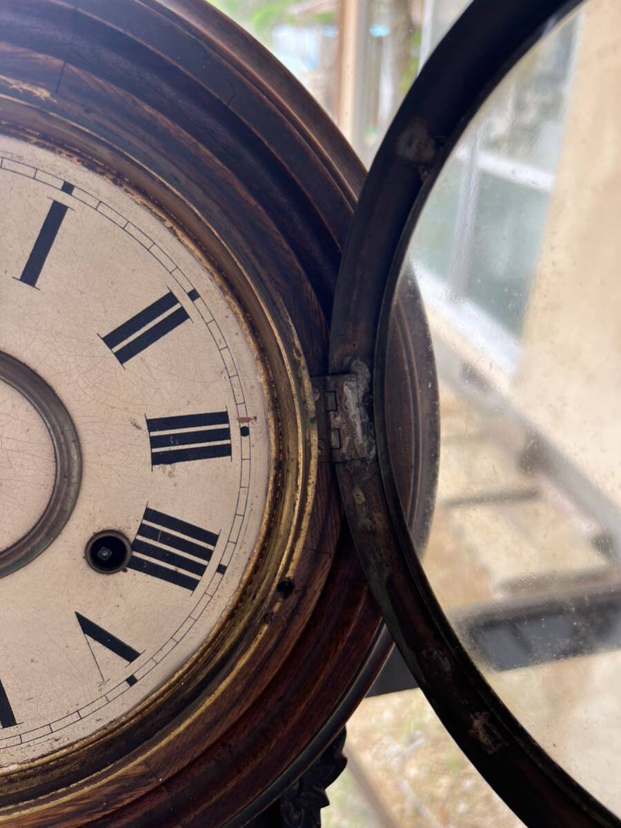 昭和レトロ　大正浪漫　古時計 ゼンマイ式 掛け時計 振り子時計 ボンボン時計 