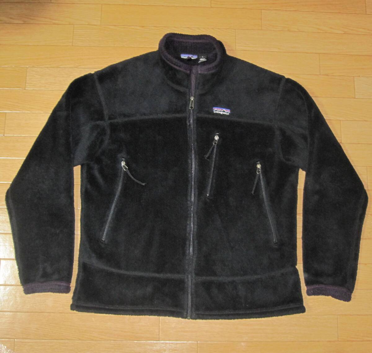 ☆ パタゴニア R4 ジャケット （L）黒×紫 2001年 / patagonia / mars / パフボール vintage r2 ベスト