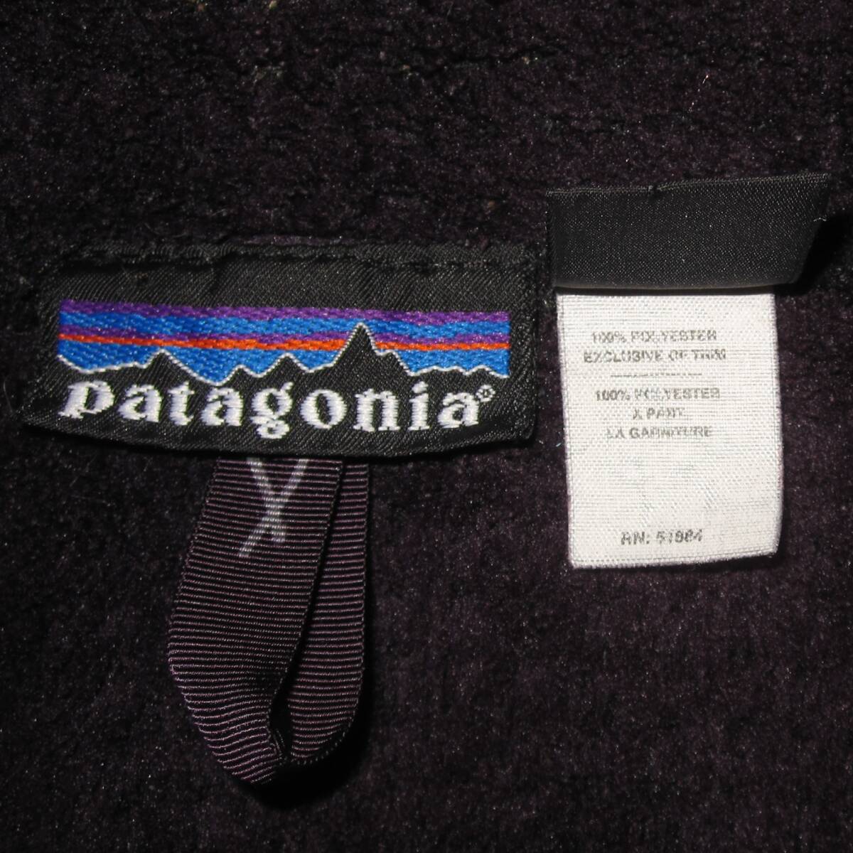 ☆ パタゴニア R4 ジャケット （L）黒×紫 2001年 / patagonia / mars / パフボール vintage r2 ベスト