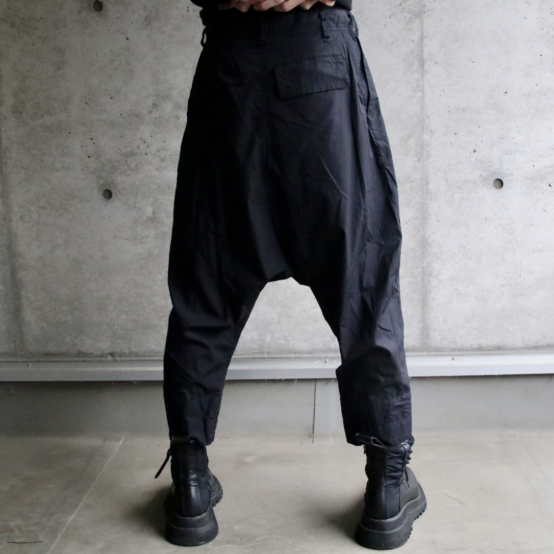 20AW新品 定価30800円 JULIUS ユリウス サルエル トラウザー パンツ size2 M incarnation 707PAM3 rick owens yohji yamamotoの画像3