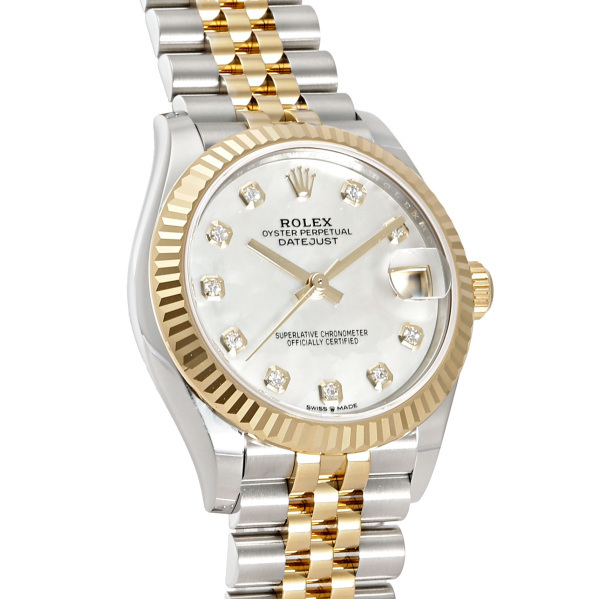 ロレックス ROLEX デイトジャスト 31 278273NG ホワイト文字盤 新品 腕時計 男女兼用_画像2