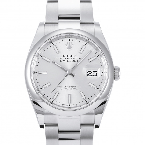 ロレックス ROLEX デイトジャスト 36 126200 シルバ―/バー文字盤 新品 腕時計 メンズ_画像1