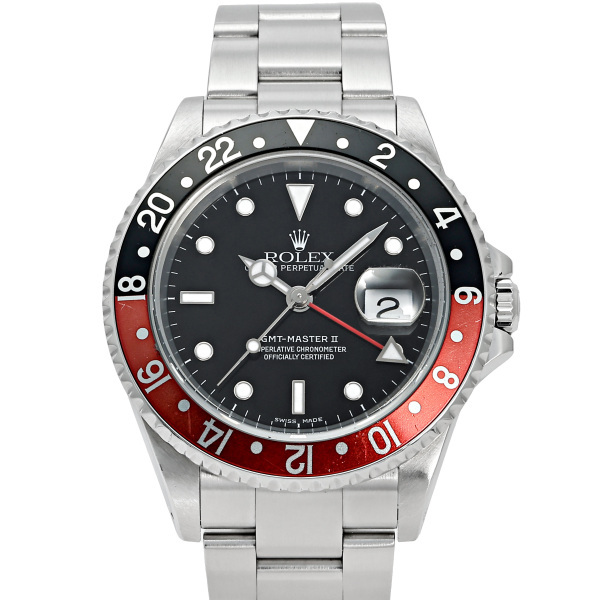 Rolex Rolex Gmt Master II 16710 Black/Dot Dial использовал часы мужчин