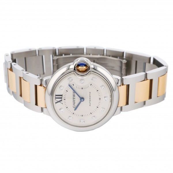  Cartier Cartierba long blue WE902031 silver face new goods wristwatch man and woman use 