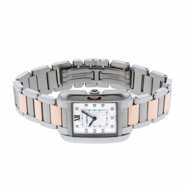 カルティエ Cartier タンク アングレーズMM WT100032 シルバー文字盤 新品 腕時計 レディース_画像2