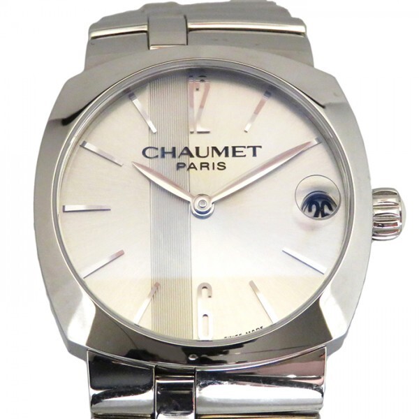  Chaumet CHAUMET mistake Dan tiW1166029K silver face used wristwatch lady's 